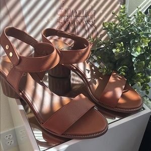 Franco Sarto Brown heeled sandals Size 10M